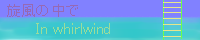 �����̒��Ł`In whirlwind�`